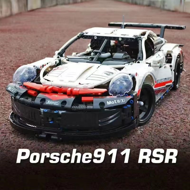 Lego Car Porsche 911RSR Building Blocks 114 Building Blocks Racing Car