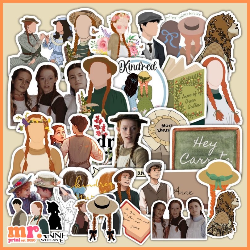 ANNE WITH AN E VOL 1 STICKERS NETFLIX SERIES WATERPROOF | Shopee ...