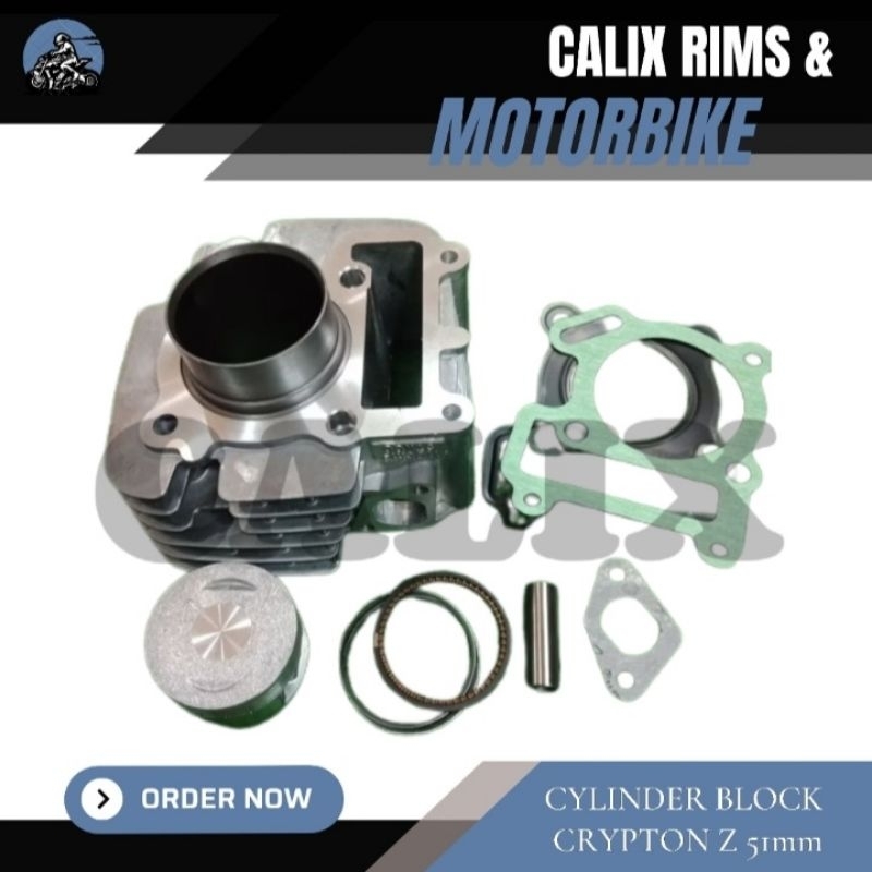 CYLINDER BLOCK CRYPTON Z 51mm | Shopee Philippines