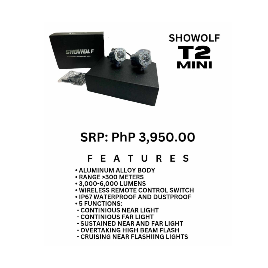 Showolf T2 Mini Driving Light | Shopee Philippines