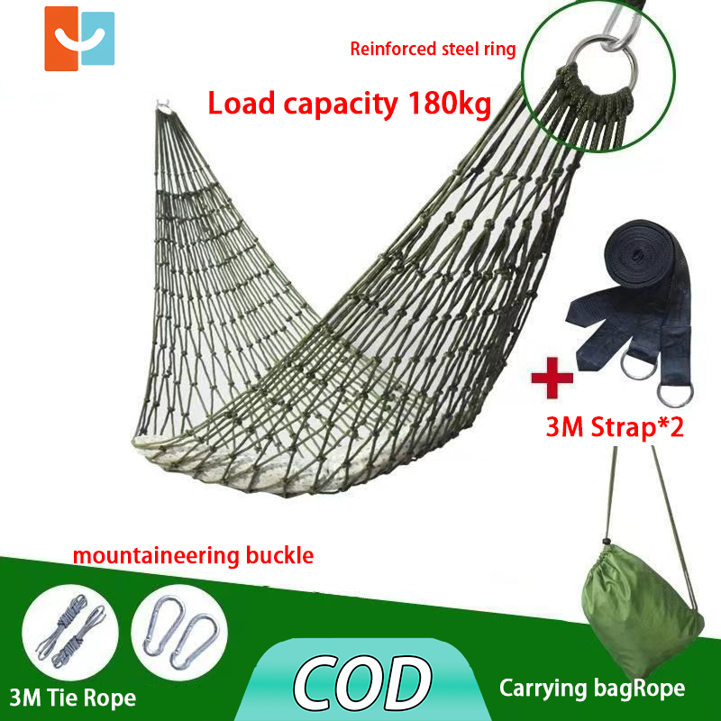 DuyanOutdoor Camping Hammock Travel Hiking Adult duyan rope type swing ...