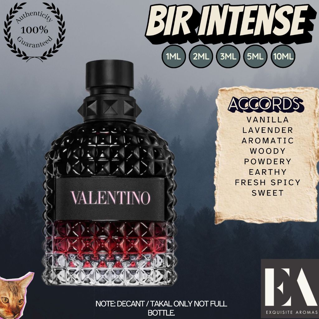 Valentino UOMO Born In Roma Intense (1ml/2ml/3ml/5ml/10ml) Exquisite ...