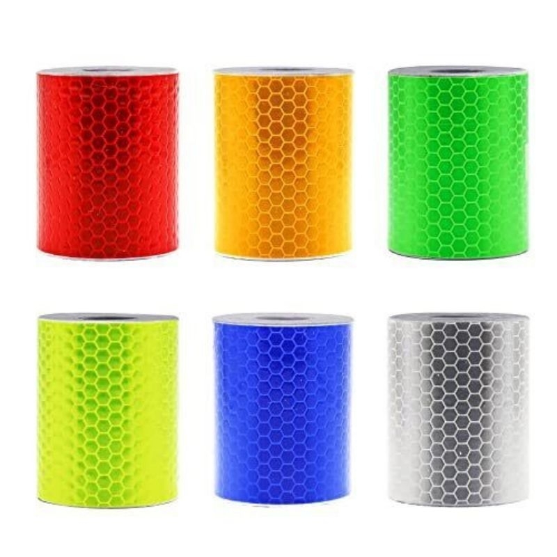 5cm*100cm Car Reflective Tape Decoration Reflector Sticker Car Warning ...