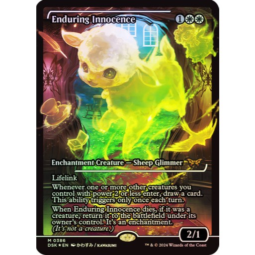 MTG - Enduring Innocence - Foil Showcase NM R DSK | Shopee Philippines