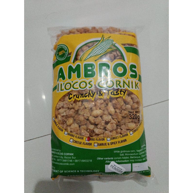 320g Ambros Ilocos Cornik /Gexiry's Ilocos Cornik crunchy chichacorn ...