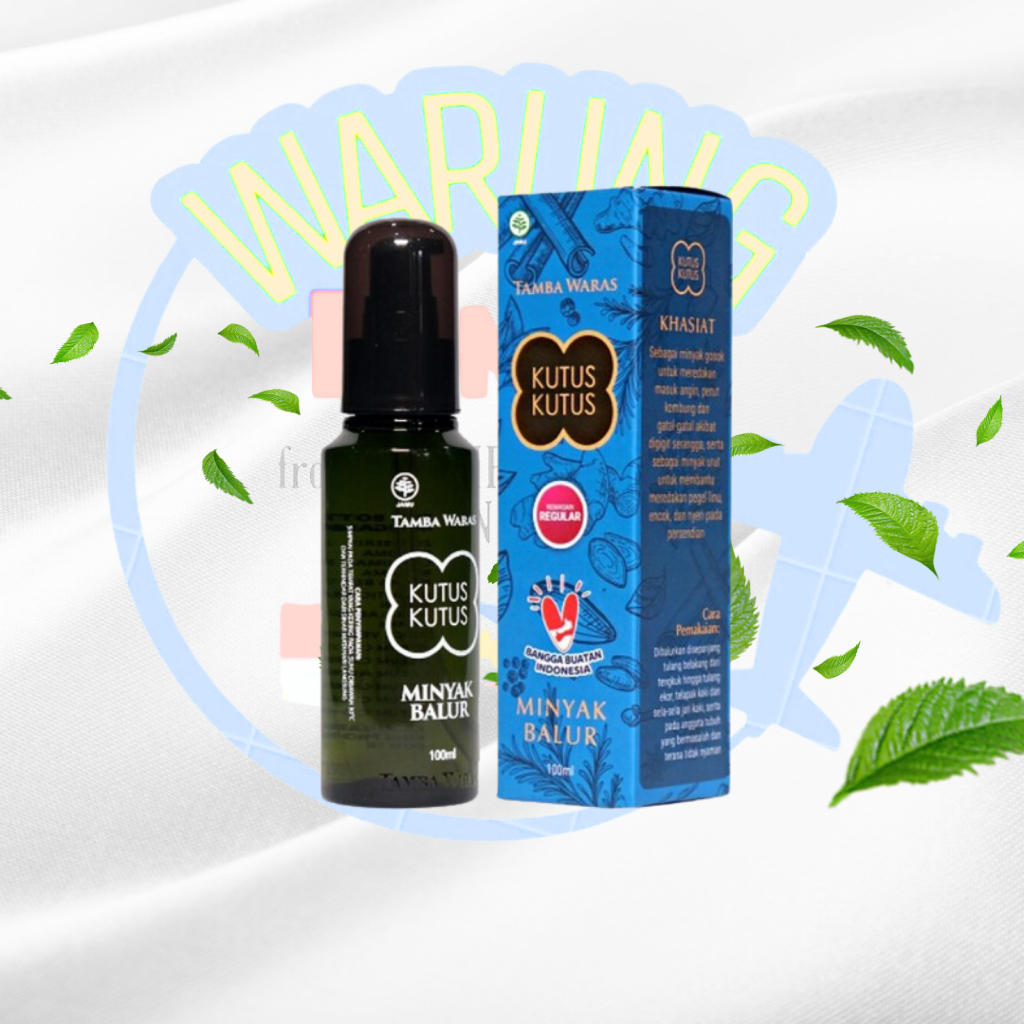 Indonesian Kutus Kutus Bali Minyak Balur 100ml Essential Healthy