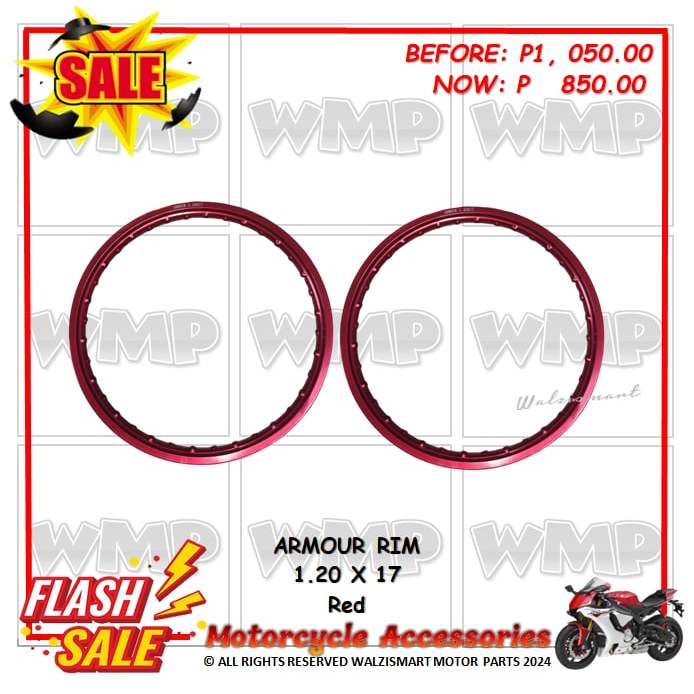 RIMS SUPER SALE XRM RAIDER WAVE SMASH 1.4 X 17 1.2 X17 | Shopee Philippines