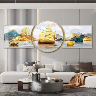 Luxury living room mural abstract wall art decor painting bedroom ...