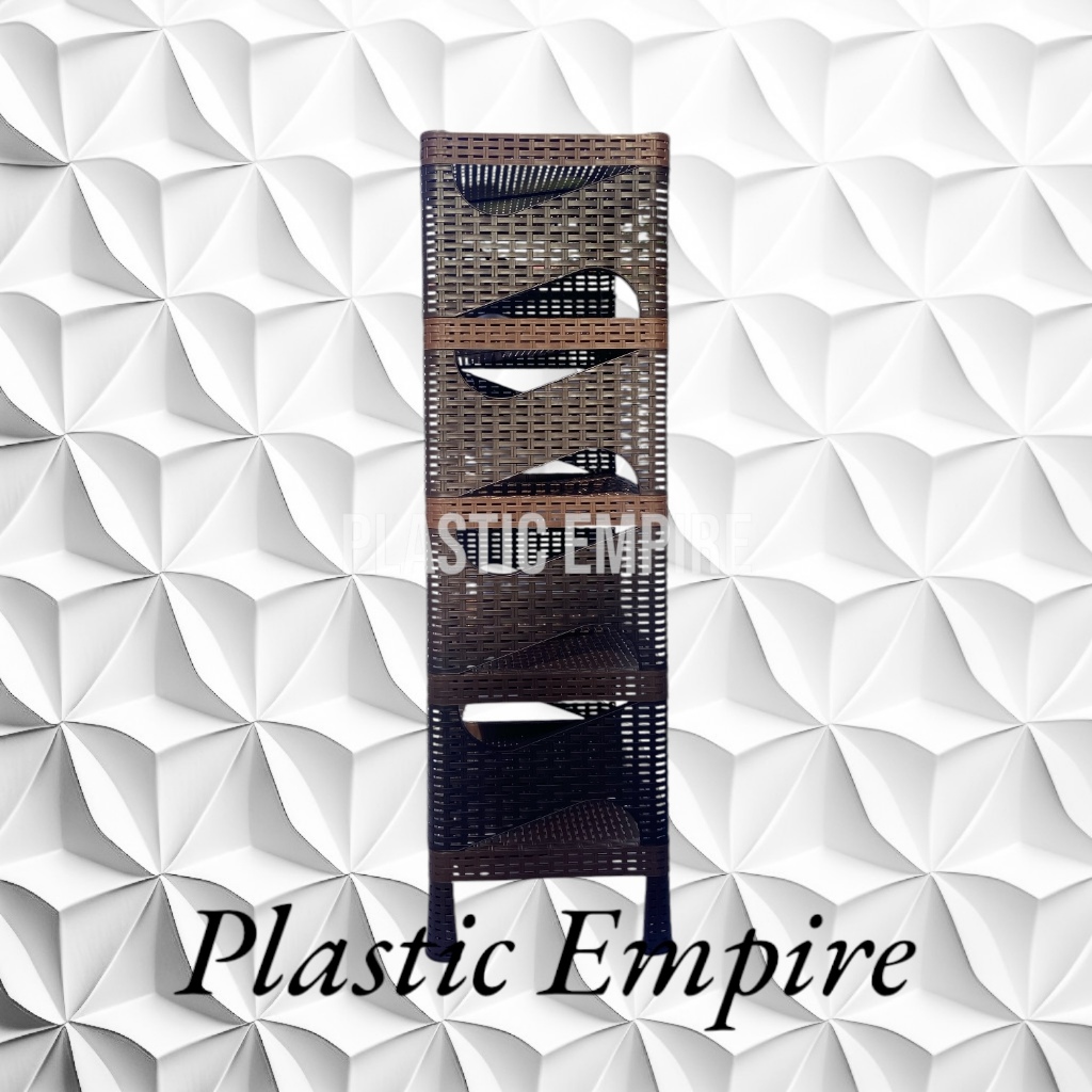 Centrix Multi-Layered Rattan Shoe Organizer Durable Shoe Rack Shoe ...