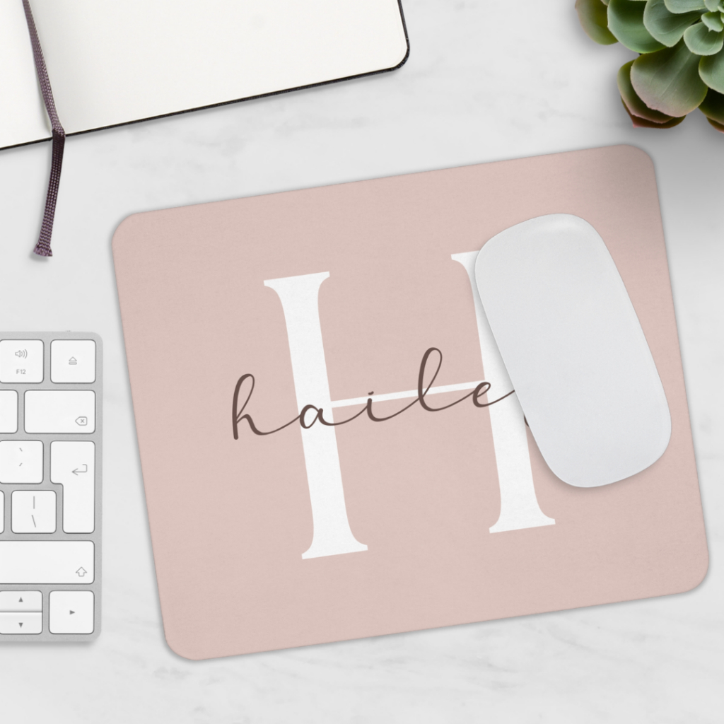 Personalized / Customized Letter Mousepad 5mm thick | Shopee Philippines