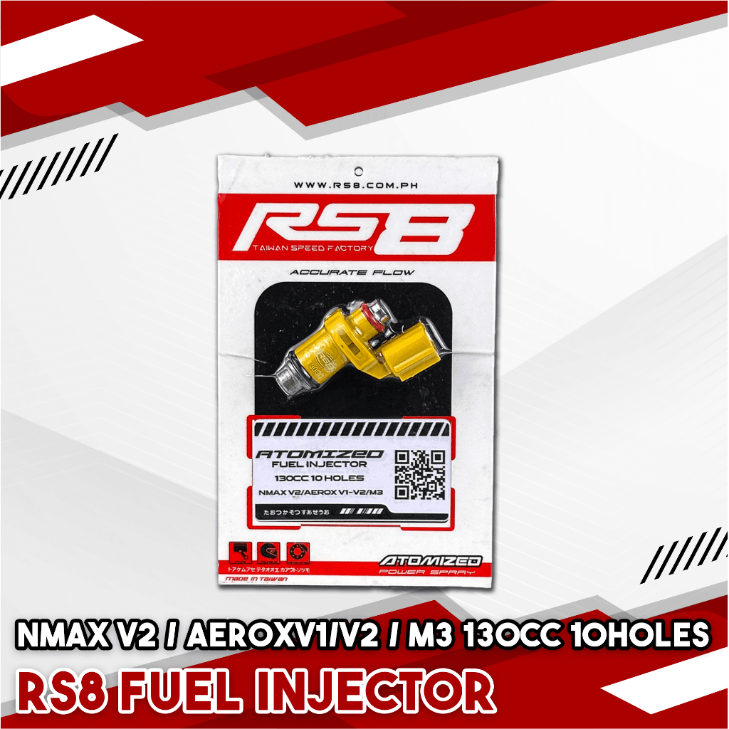 RS8 (10HOLES) FUEL INJECTOR FOR NMAXV2/AEROXV1&V2/M3 | Shopee Philippines
