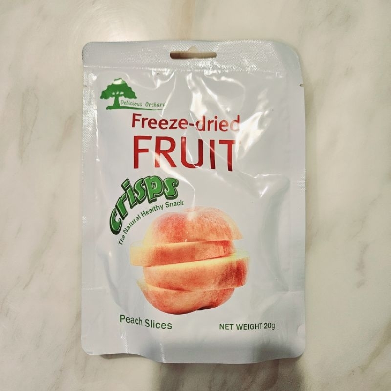 Freeze Dried Peach Slices (Delicious Orchards Brand) | Shopee Philippines