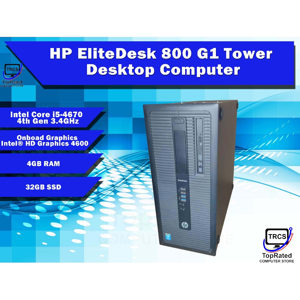 Desktop Computer Core i5 4th Gen HP EliteDesk 800 G1 / Dell Optiplex