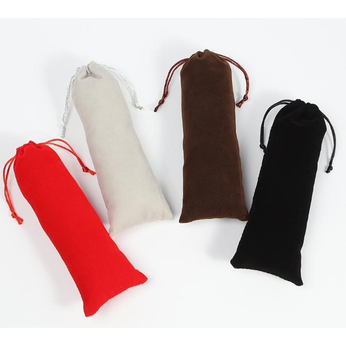 10pc Velvet Drawstring Pouch Slim Type Pouches Gift Bag | Shopee ...