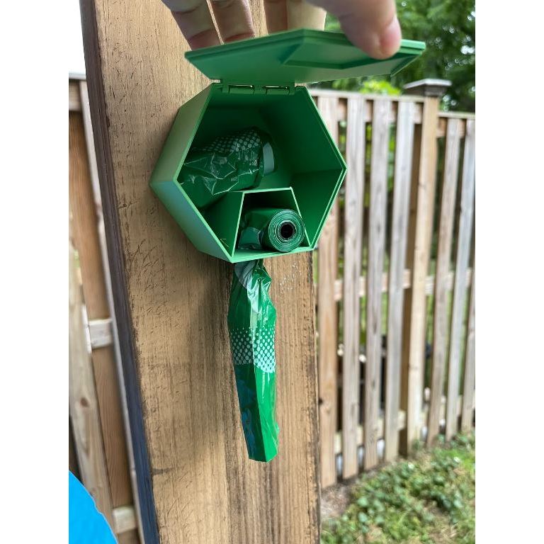 Pet Poop Bag Holder Dispenser with Extra Storage Wall Mounted 3D ...