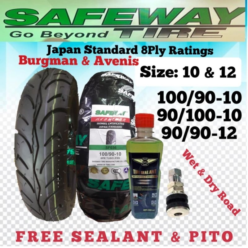 SAFEWAY WITH FREE SEALANT & PITO Goods For Bugsman, Avenis, Gravis