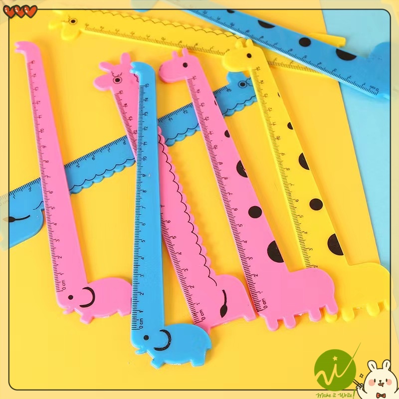 Cartoon Ruler 15cm Creative Cute Animal Shape Plastic Ruler Painting ...