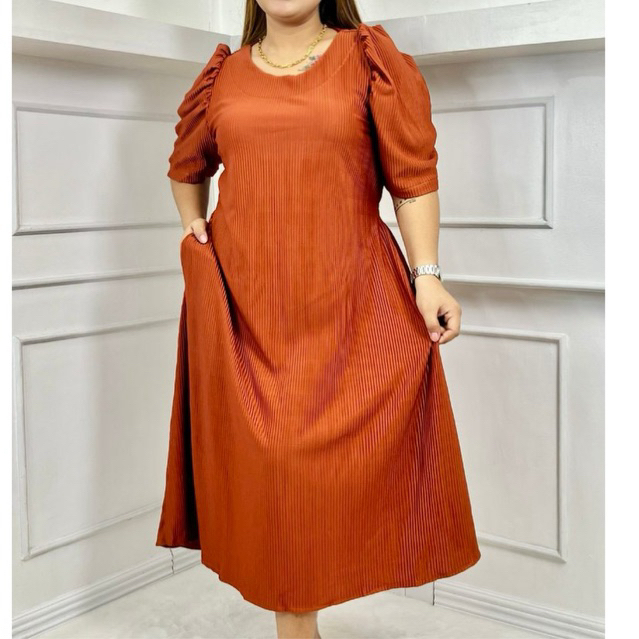 PLUS SIZE FILIPINIANA PLATED DRESS BEST FIT M-3XL BY LOCAL FASHION ...