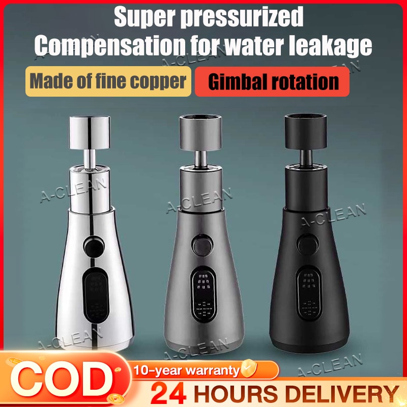 Delta Faucet Sprayer Head, 360 Rotatable, 3 Modes, Anti