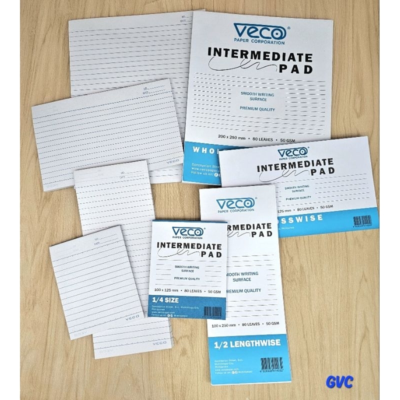 Veco Intermediate Pad 50 Gsm : 1 Whole, 1/2 Lengthwise, 1/2 Crosswise ...