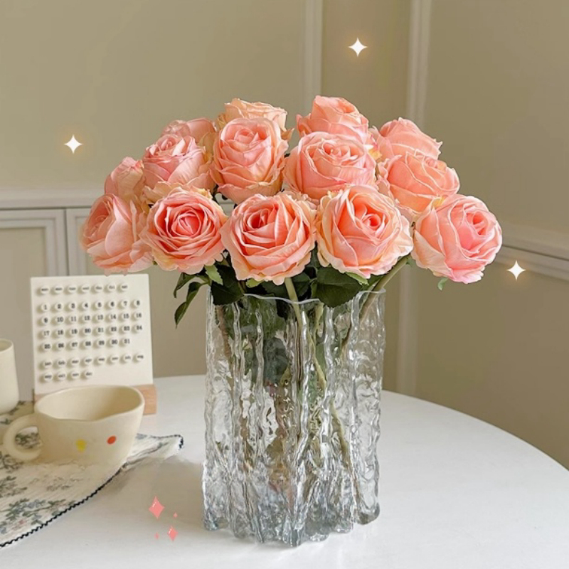 Rose Artificial Flower High Quality Velvet Rose&Cloth Rose Fake Flowers ...