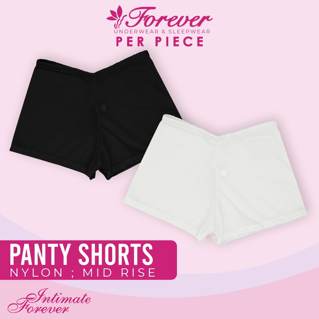 Intimate Forever NPSL Nylon Fabric Panty Shorts Mid Rise Short Leg ...