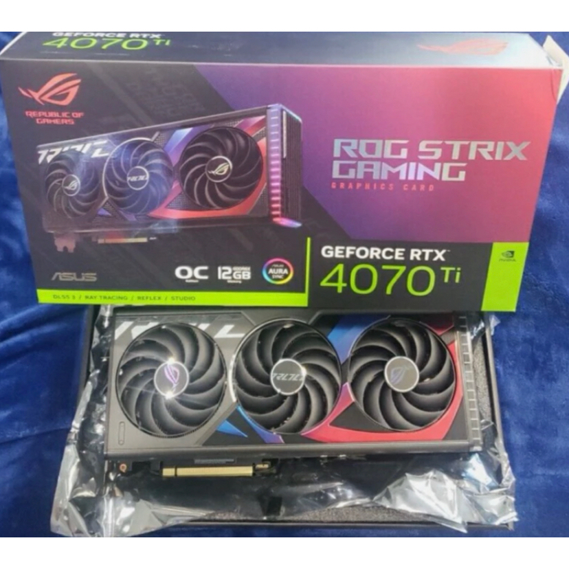 ASUS ROG STRIX NVIDIA GeForce RTX 4070 Ti 12GB GDDR6X Graphics Card
