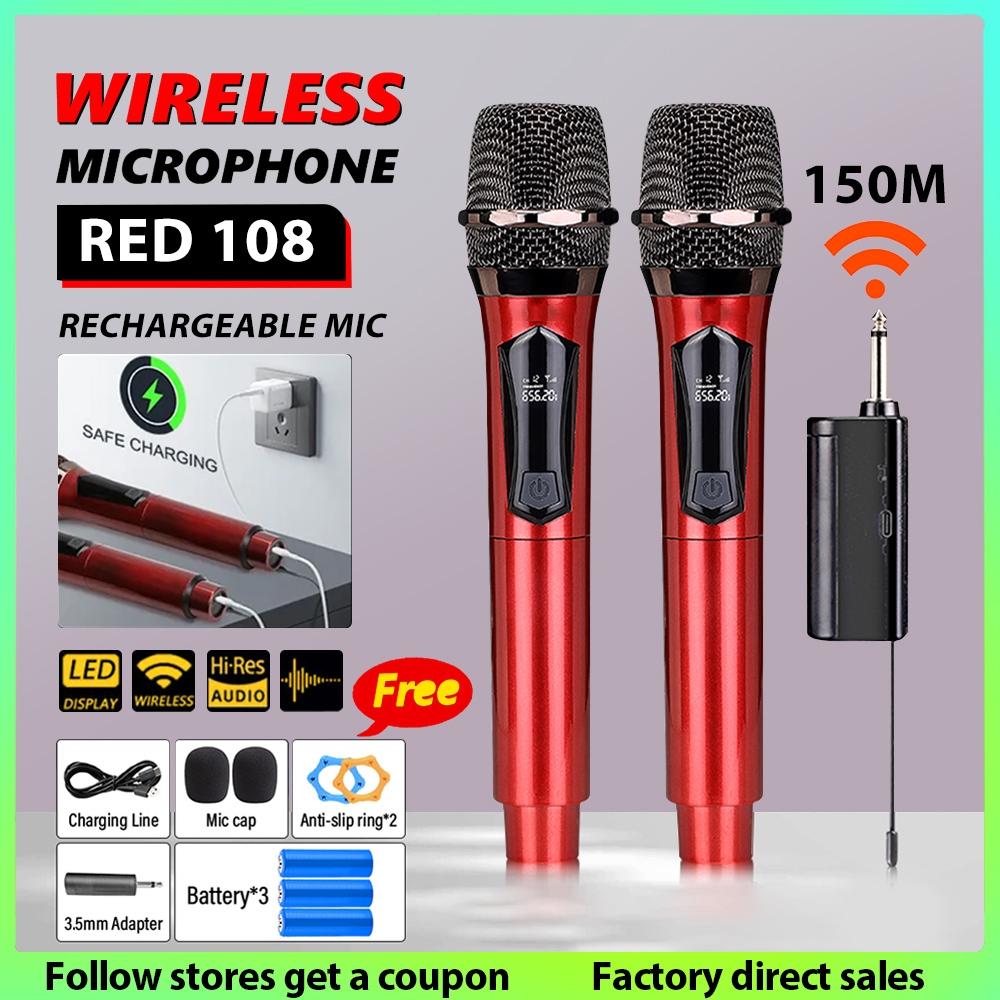 Professional Wireless Microphone UHF Handheld Microphone Dynamic System