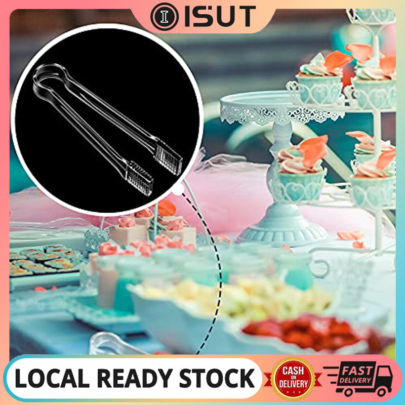 Transparent Clear Plastic Barbecue BBQ Buffet Serving Sugar Bread Food