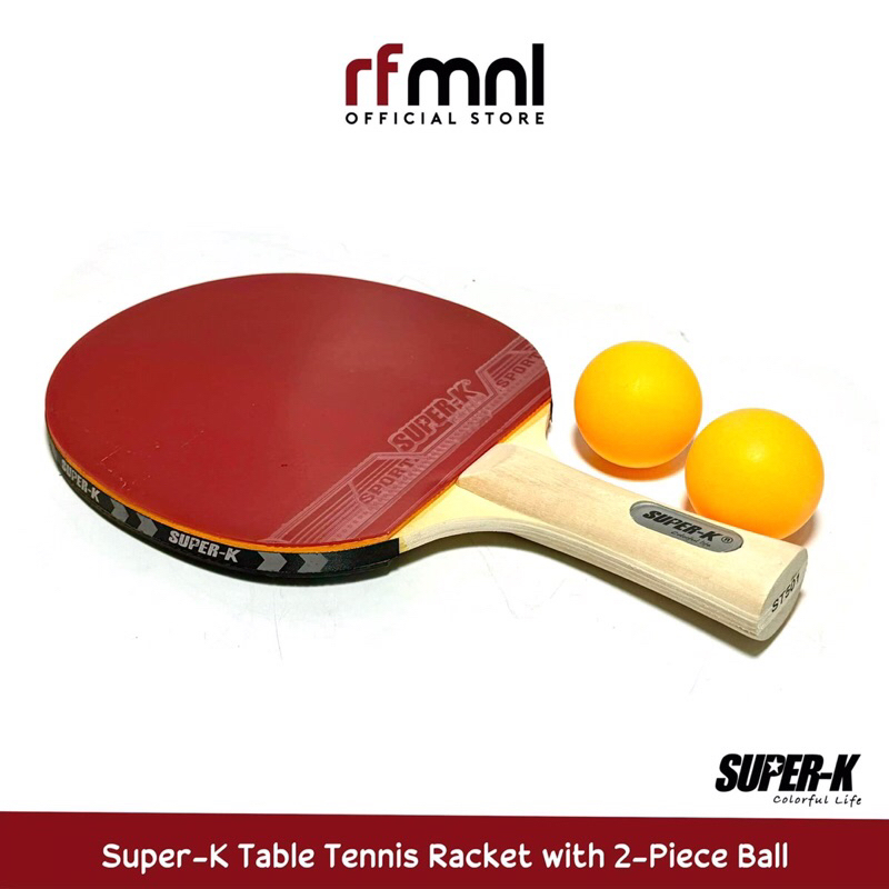 SuperK Table Racket With 2Piece Ball Shopee Philippines