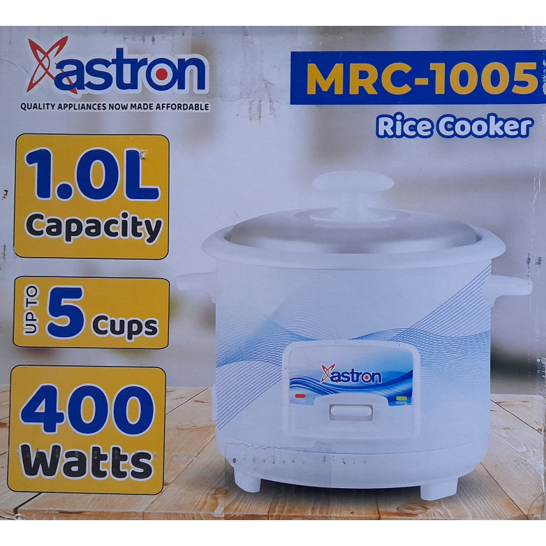 Rice Cooker 3 cups 0.6 Liter 2-3 persons Astron | Shopee Philippines