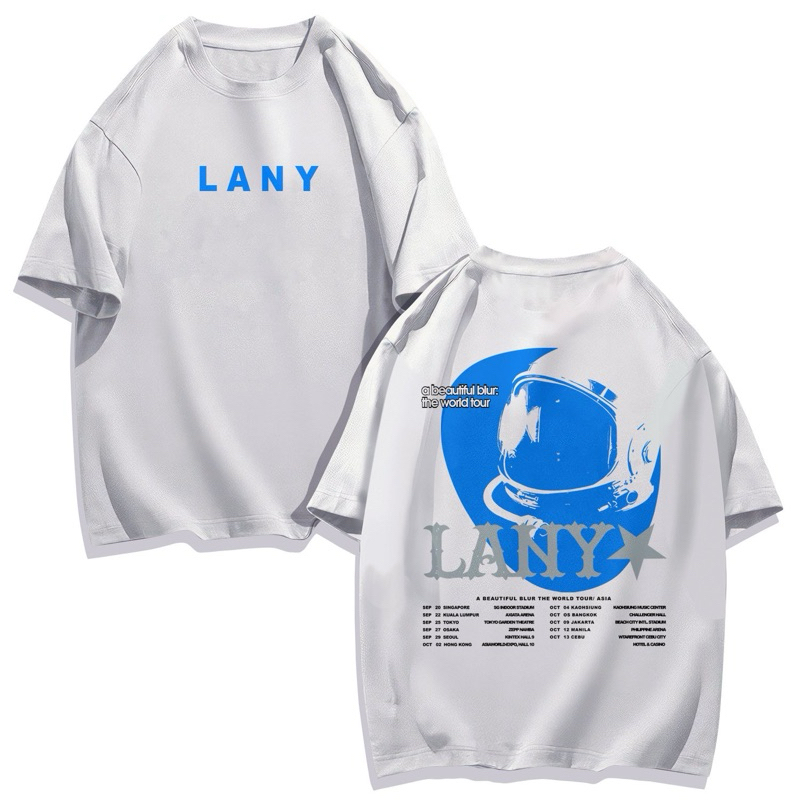 LANY A Beautiful Blur World Tour Fan Support T-shirt Cotton trend