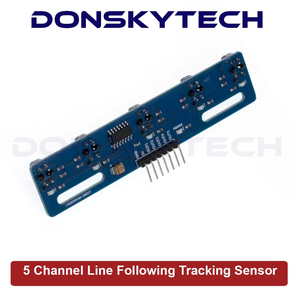 TCRT5000 5 Channel Line Following Tracking Sensor Five Channel Line ...