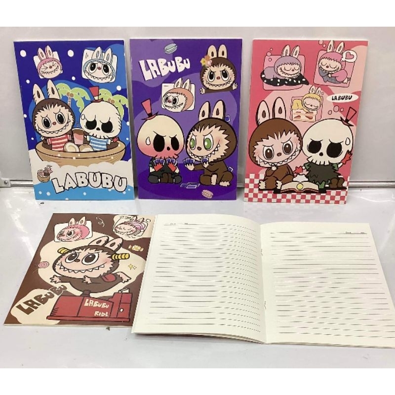 Quality LABUBU (15sheets) Notebook a5 Horizontal line | Shopee Philippines