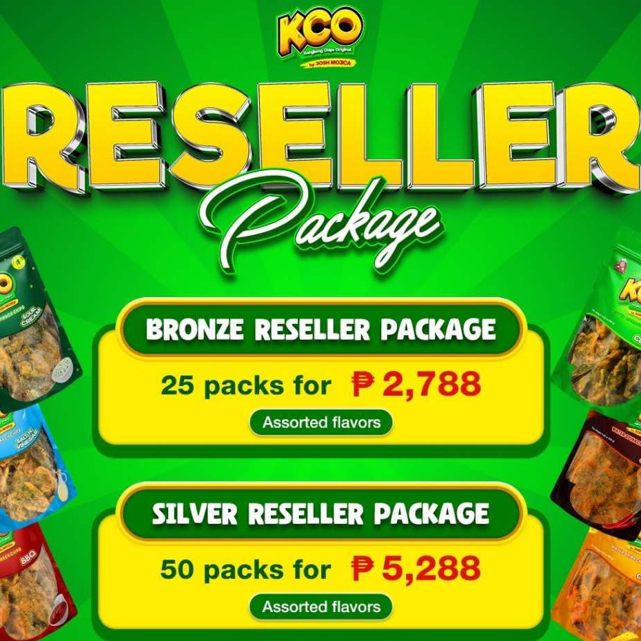 KCO KangKong Chips 25 or 50 Packs Reseller Package By: Josh Mojica ...