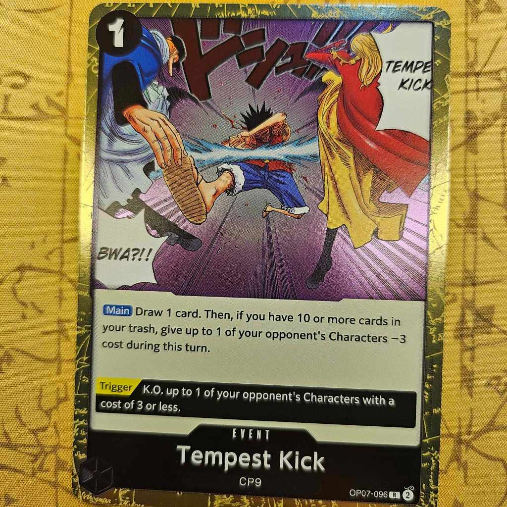 One Piece TCG [ENGLISH] OP07-096 R Tempest Kick [ENGLISH VERSION ...