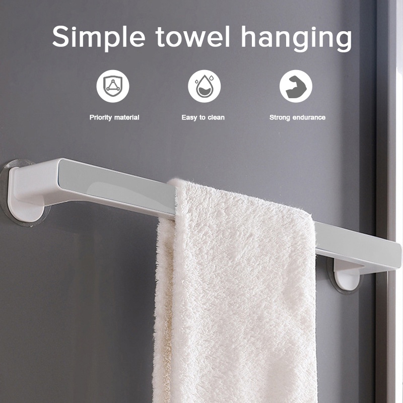 Towel Rack Wall Mounted Towel Holder Bathroom Towel Organizer Bathroom ...