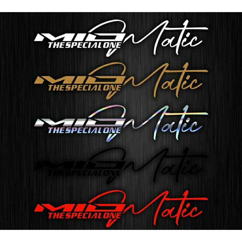 MIO MATIC THE SPECIAL ONE Fashion Design Automobile Vinyl Stickers for ...