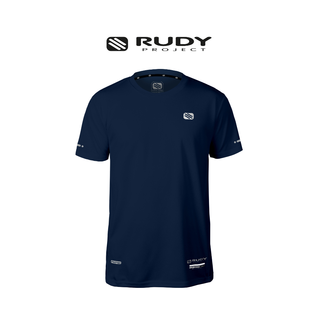 Rudy Project Emblem Logo Active Tee in Navy | Shopee Philippines