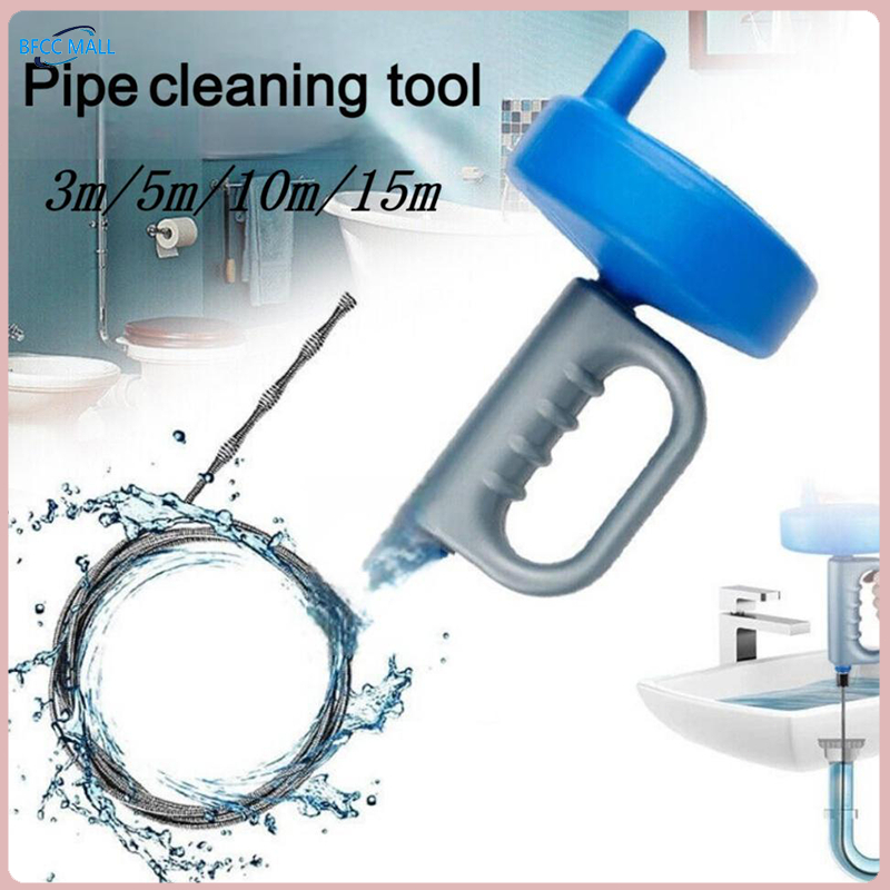 3M/5M/10M Drain Unblocker Tool Clog drain Sewer Plumbing Drain cleaner ...