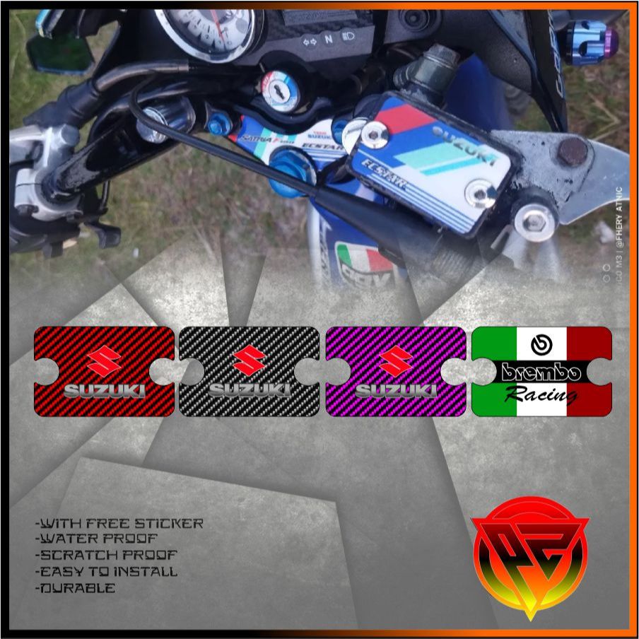 Satria Fi Brake Fluid STICKER Karb STICKER Embossed SATRIA old Brake ...