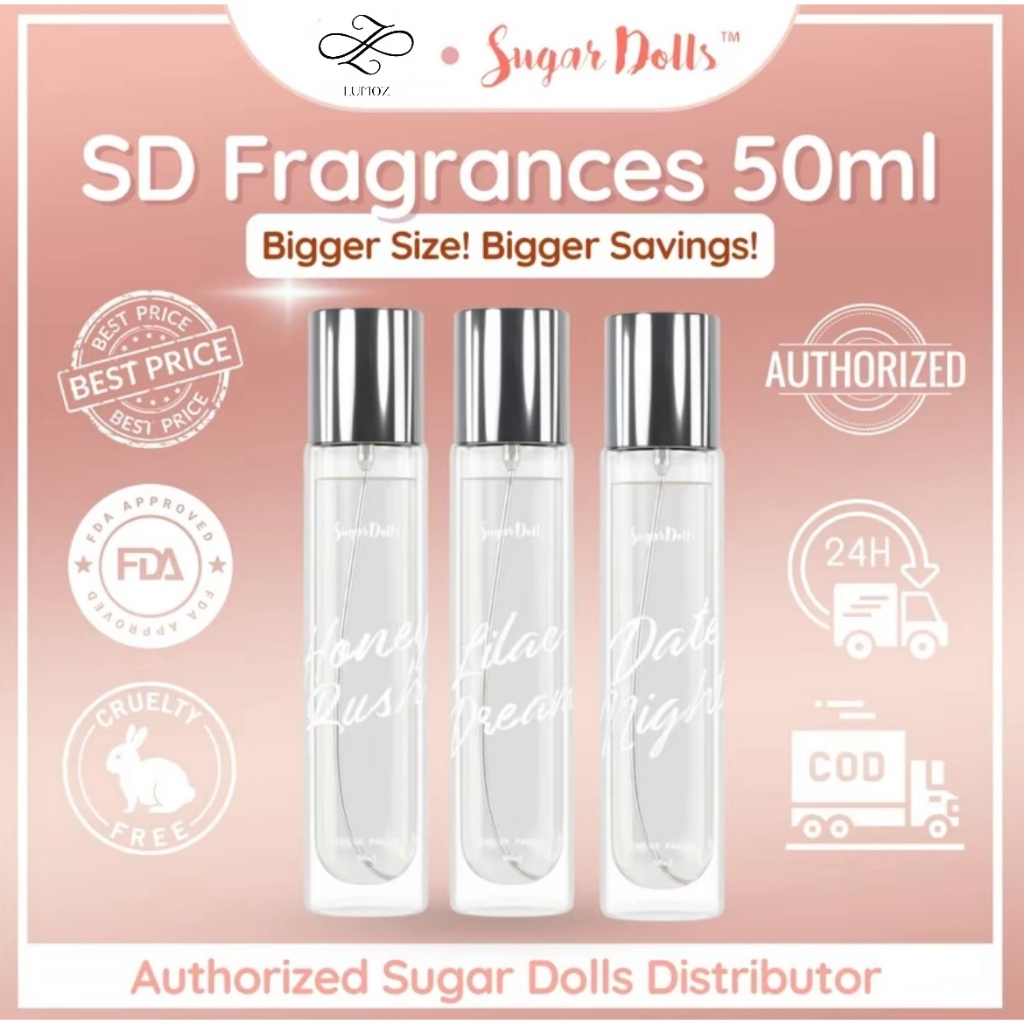 SUGAR DOLLS Perfume Fragrances Long Lasting 30ML & 50ML | Shopee ...