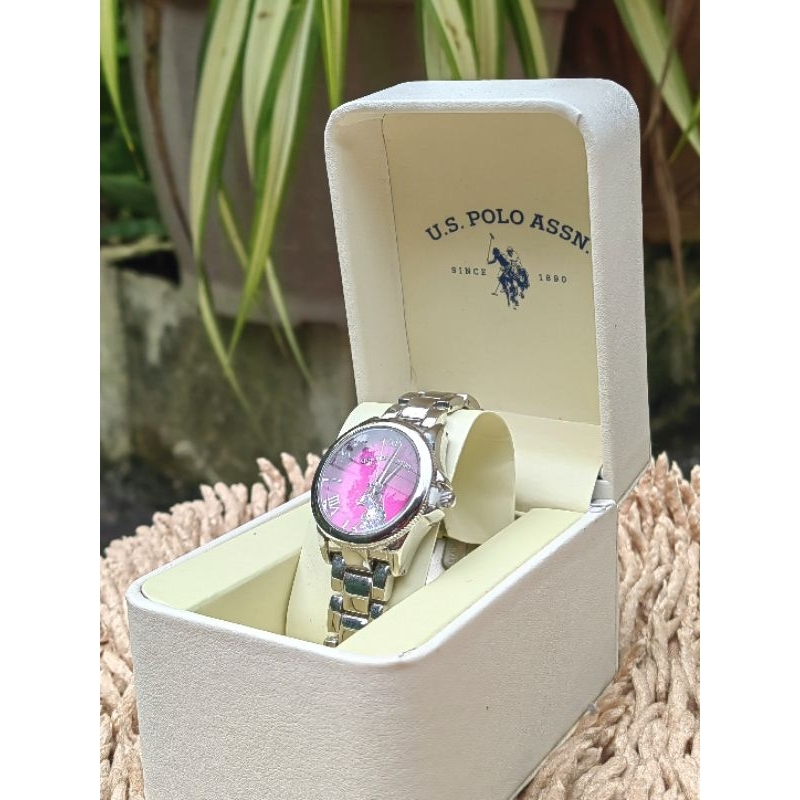 US Polo Assn. Authentic Original Wowens Analog Display Quartz Silver Watch