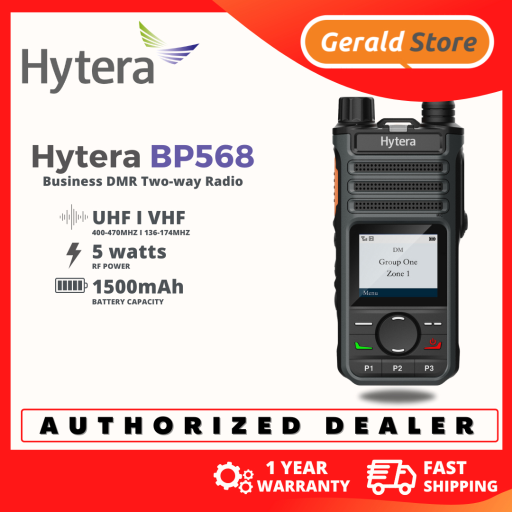 Hytera BP568 - Business DMR Two-way Radio | Shopee Philippines