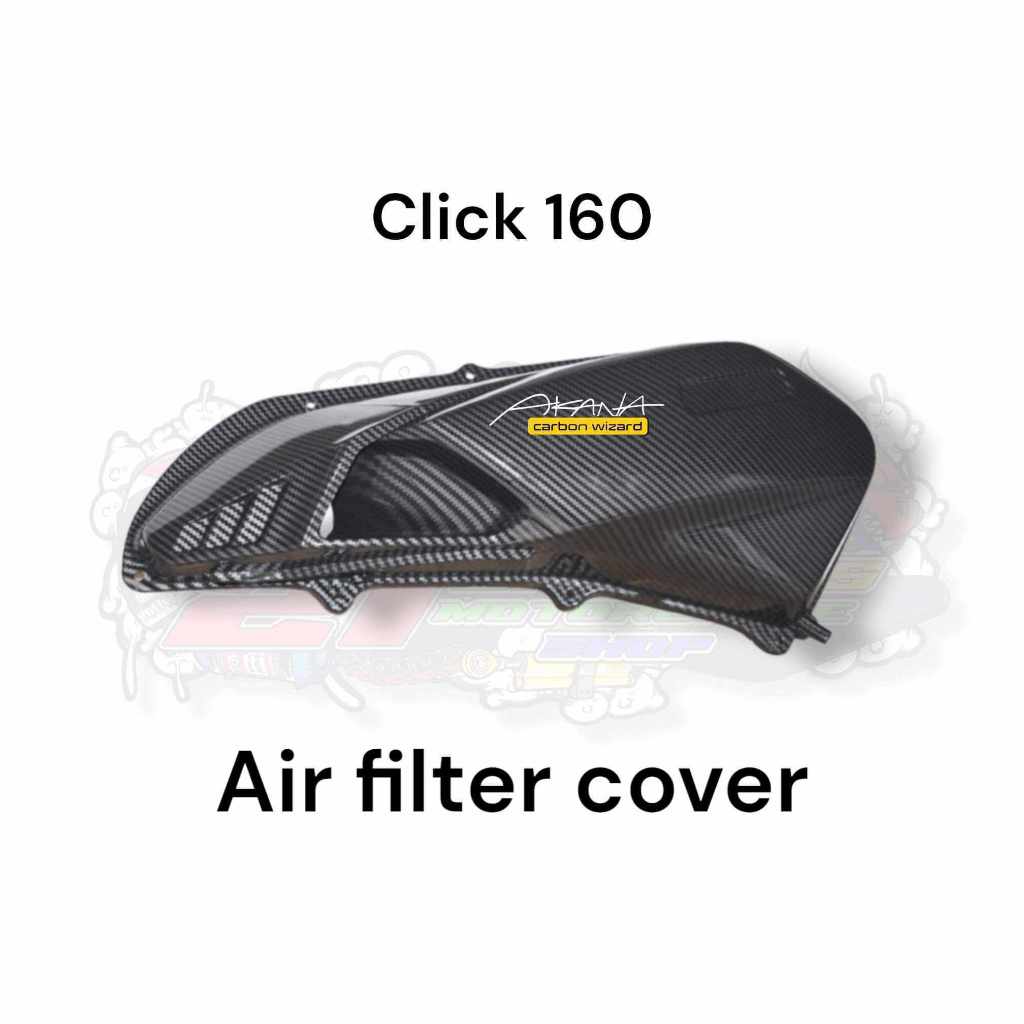 HONDA CLICK 16O AIRBOX COVER TWILL CARBON | Shopee Philippines