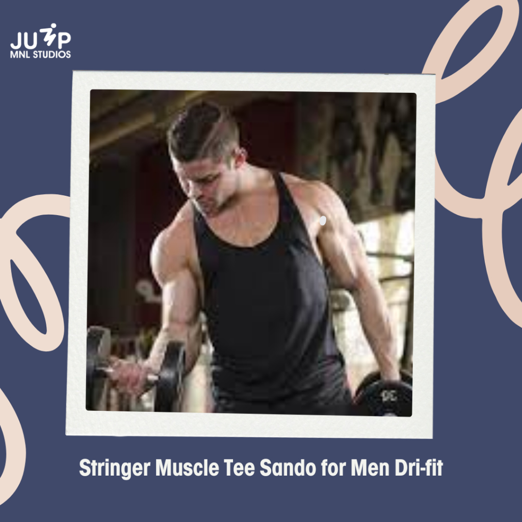 Stringer Muscle Tee Gym Sando for Men Dri-fit | Shopee Philippines