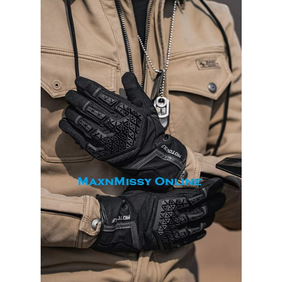 Original MOTOWOLF® Riding Protection Gloves Full Finger Racing Gloves ...