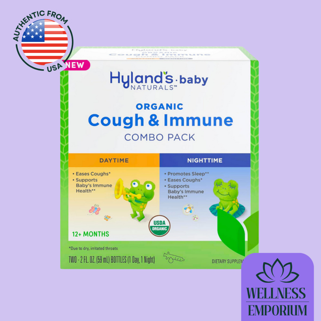Hyland's Baby Natural Organic Cough & Immune Combo Pack Daytime