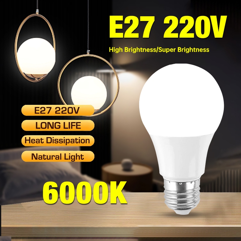 5/7/9/12/18/22wE27 LED Bulb Super Bright Energy-saving Efficient ...