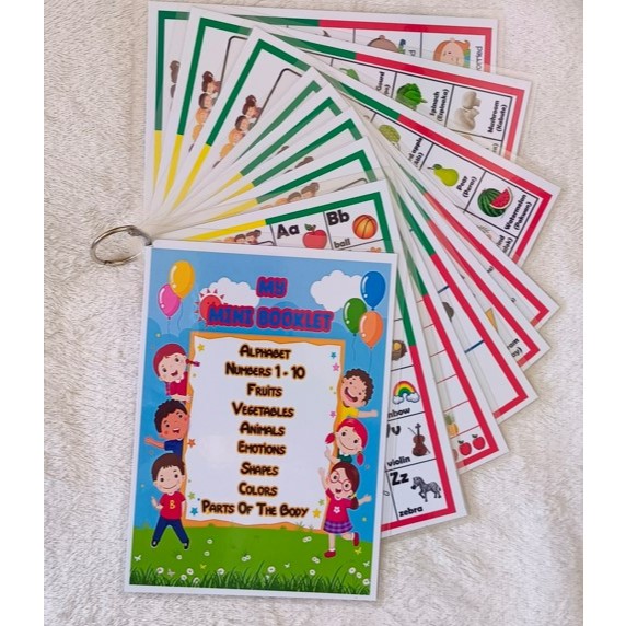 Laminated Mini Chart - My mini booklet for beginner - 5x7 inches - 9 ...